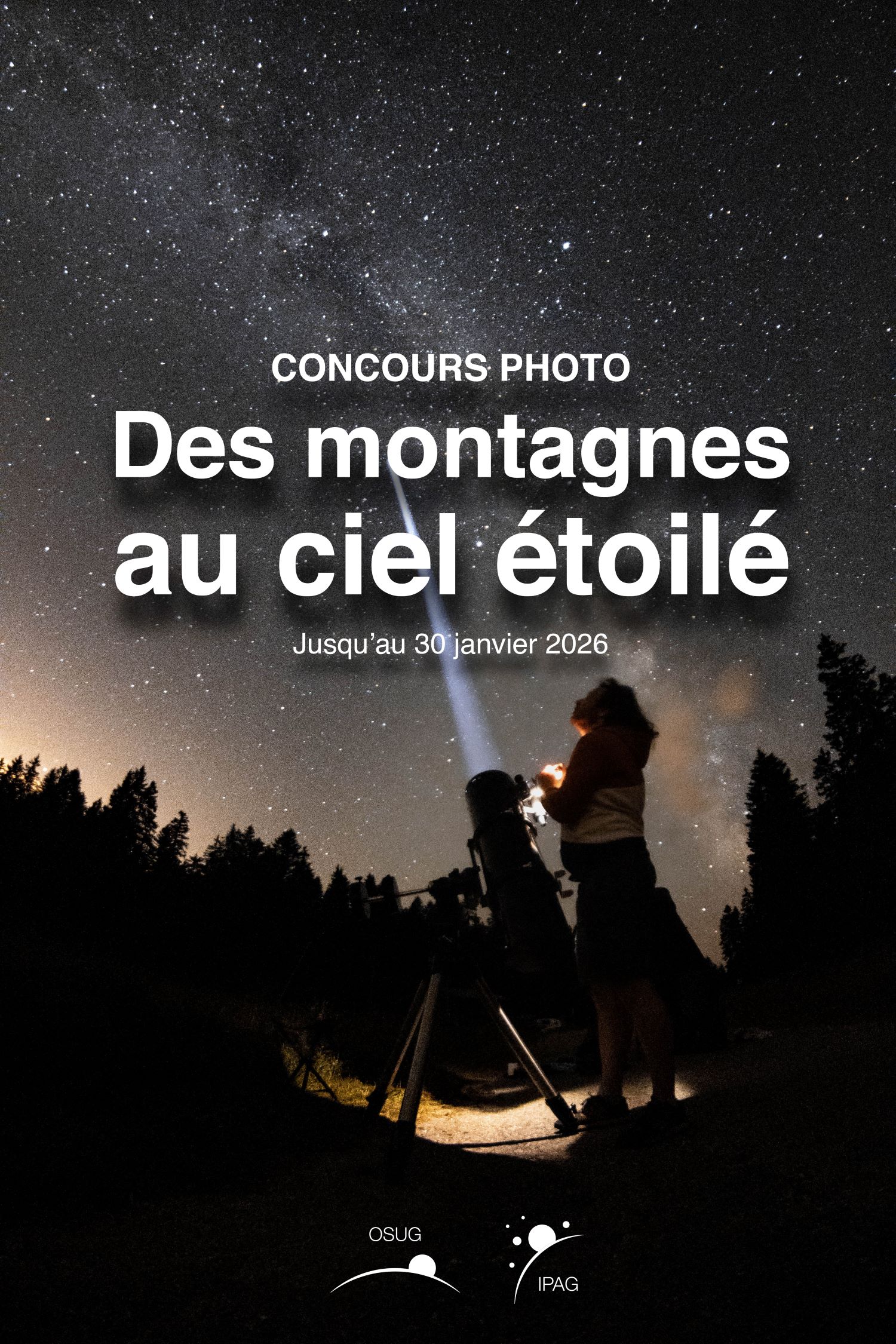 Concours photographique « Des montagnes au ciel étoilé »