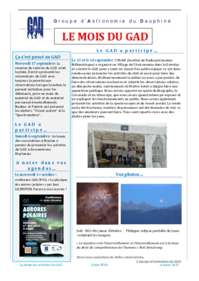 La dernière lettre du gad