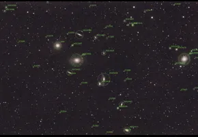 Philippe Couvée   |   2024   |   Chaine de Markarian, annotée.